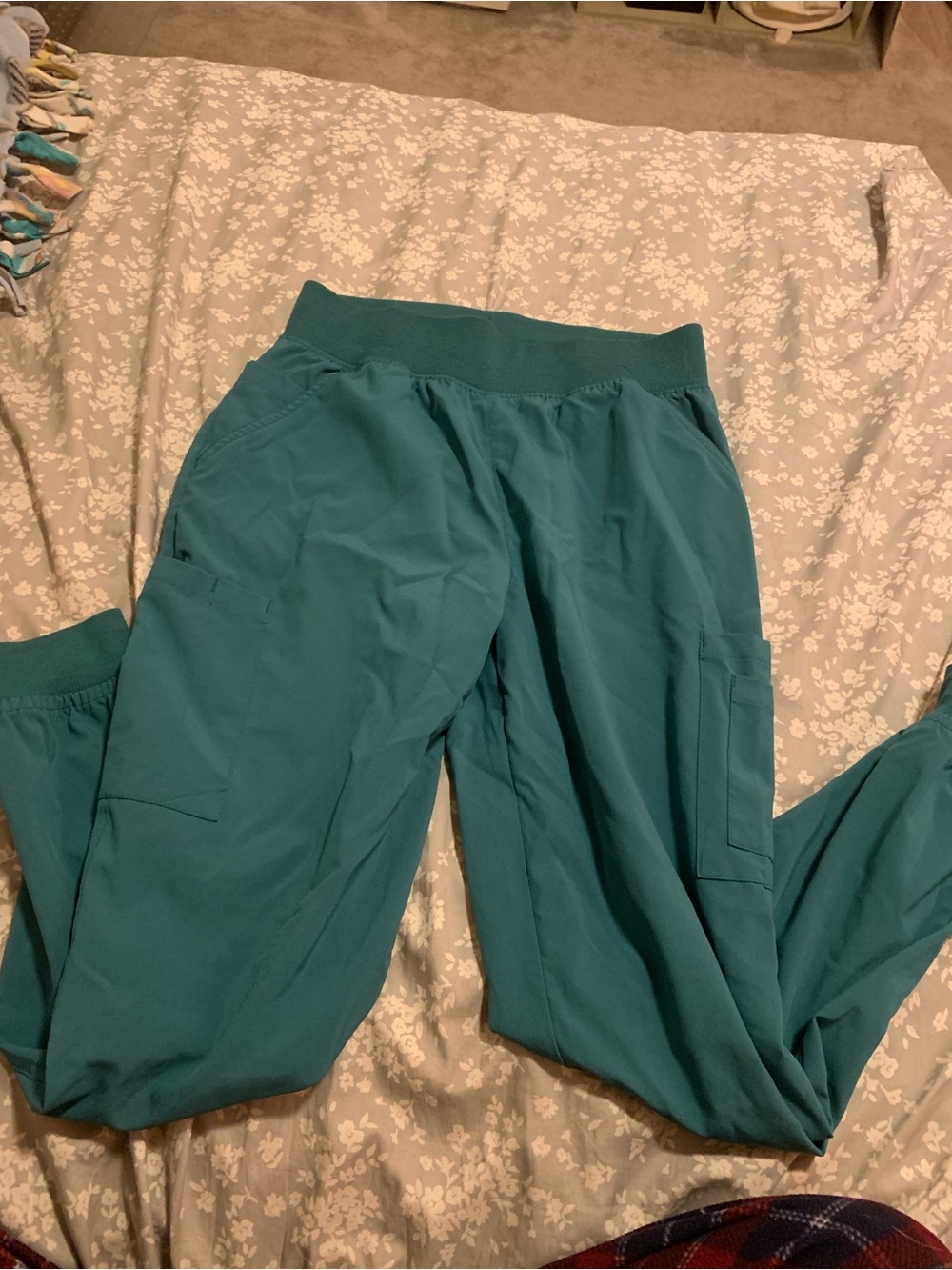 2 scrub shirts and 1 pants